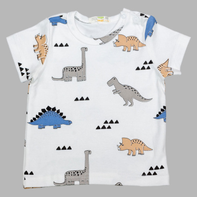 Футболка Дино Чуди Кидс 360125-1К белый 01